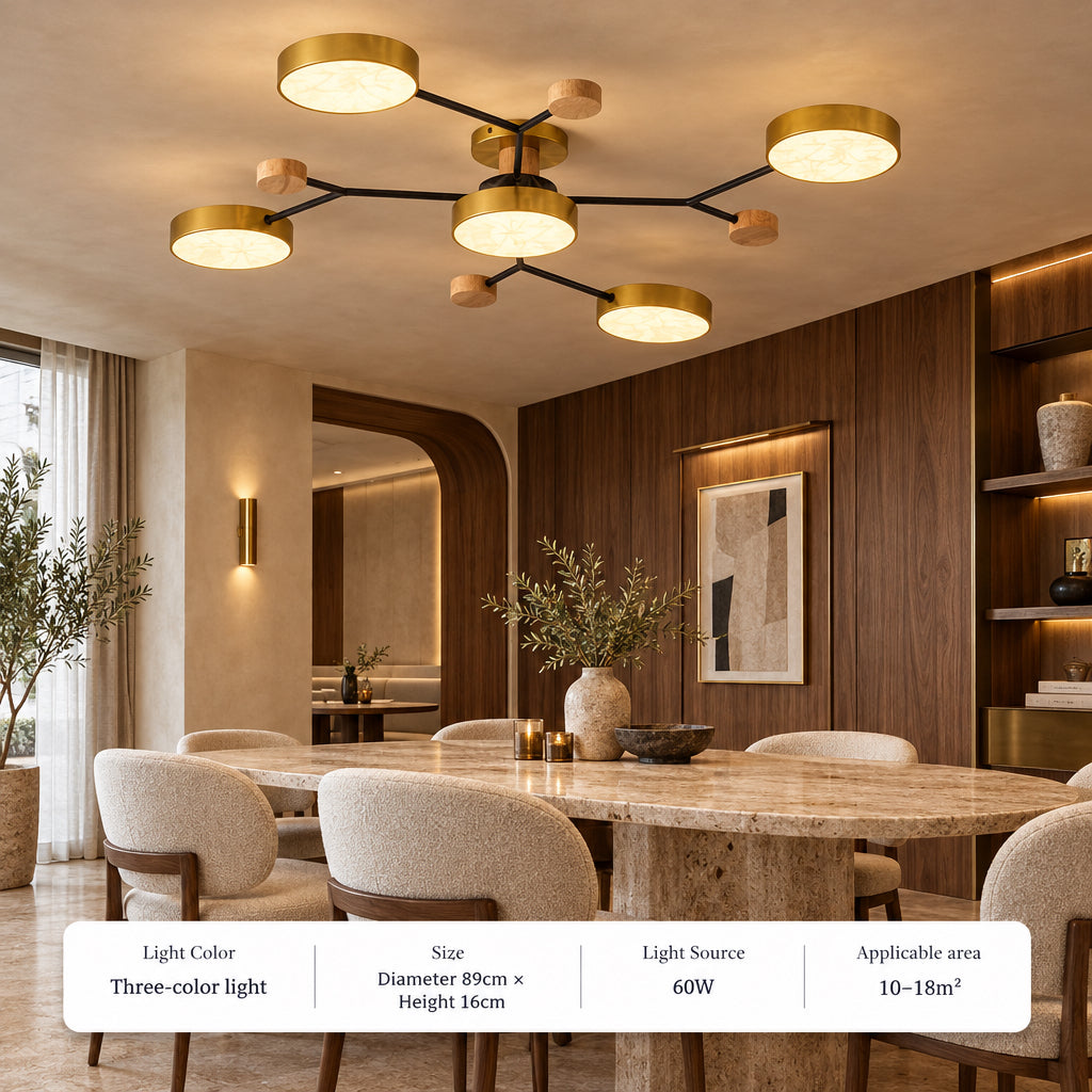 Haven & Vue Aurelia sculptural LED ceiling light — product image 13