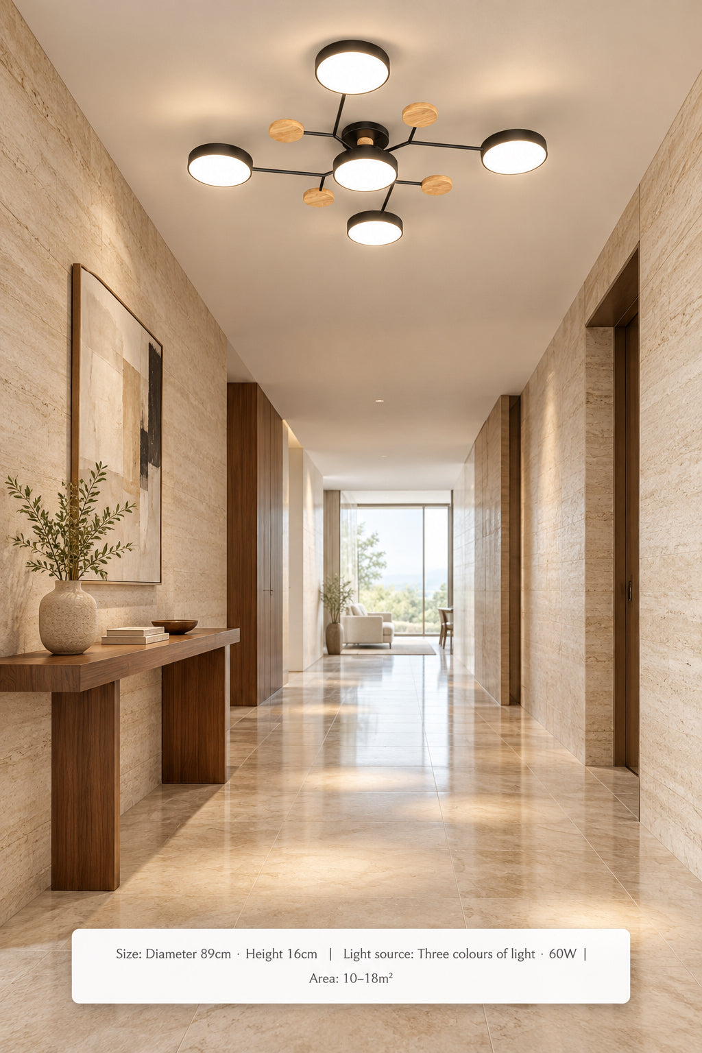 Haven & Vue Aurelia sculptural LED ceiling light — product image 12