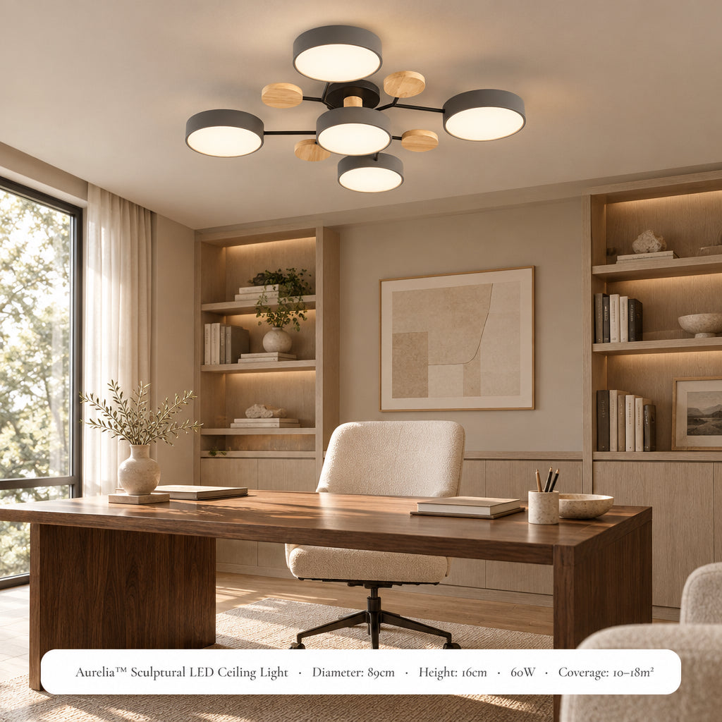 Haven & Vue Aurelia sculptural LED ceiling light — product image 11