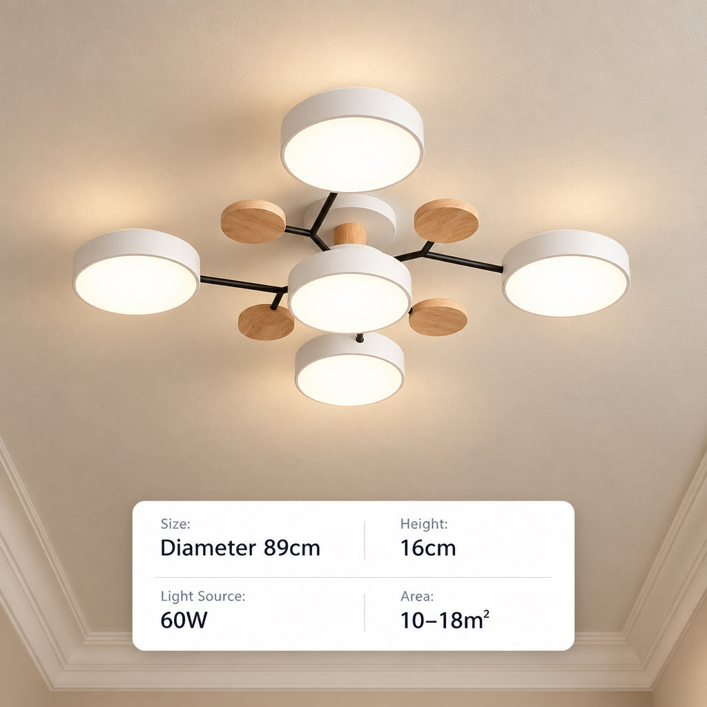 Haven & Vue Aurelia sculptural LED ceiling light — product image 16