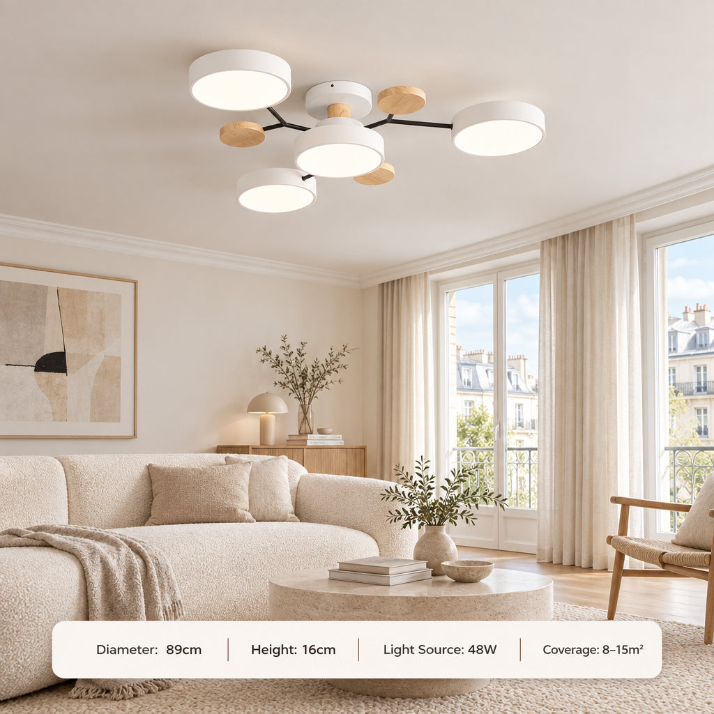 Haven & Vue Aurelia sculptural LED ceiling light — product image 9