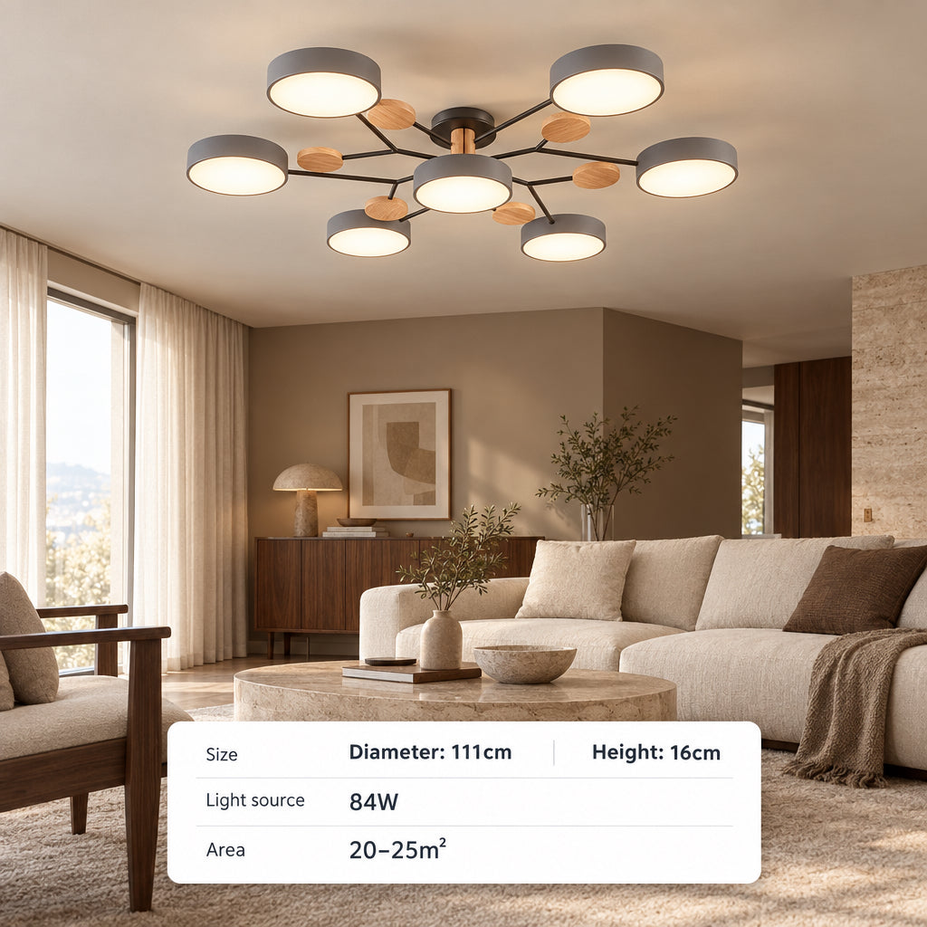 Haven & Vue Aurelia sculptural LED ceiling light — product image 6